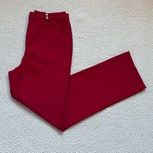 ST. JOHN sport essentials red pants!